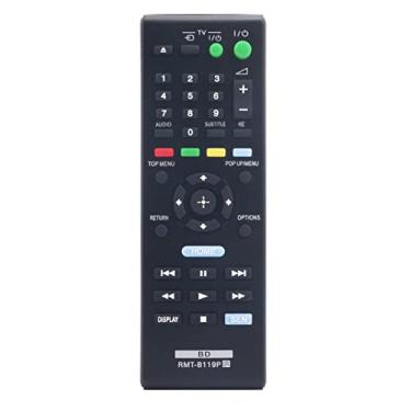Imagem de ALLIMITY RMT-B119P Controle remoto de substituição compatível com Sony Blu-ray Recorder Disc DVD Player BDPS490 BDP-S4100 BDPS1100 BDPS590 BDPS5100 BDPS3100 BDPS4100 BDP-S3100 BDP-S390 BDP-S190