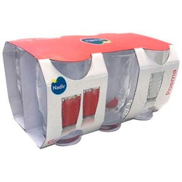 Imagem de Conjunto De Copos Nadir Poema 300ml 6 Peças Transparente