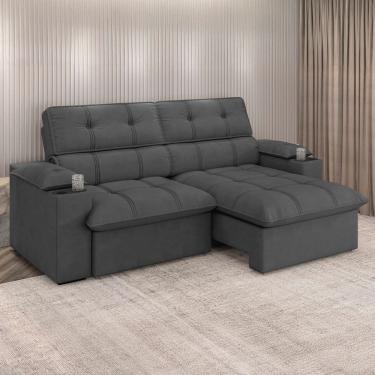 Imagem de Sofá 4 Lugares Luizzi Besthouse Liverpool Slim Marrom