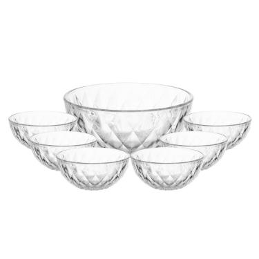 Imagem de Conjunto De 7 Peças De Vidro Para Sobremesa Diamond Lyor