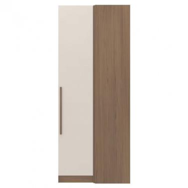 Imagem de Armário Modulado De Canto Bartira Lugano Com 1 Porta E 2 Pra Avelã-cappuccino
