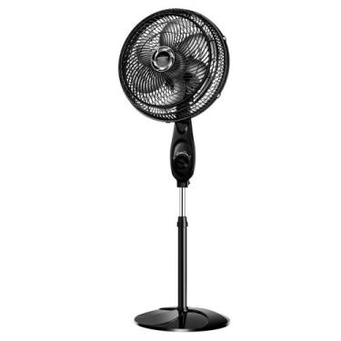 Imagem de Ventilador de Coluna 30cm Turbo Mondial Preto e Prata 60W VT-30C-NB, P