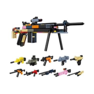 Imagem de Brinquedos De Blocos De Construção De Figuras De Jogo Educativo De Faz