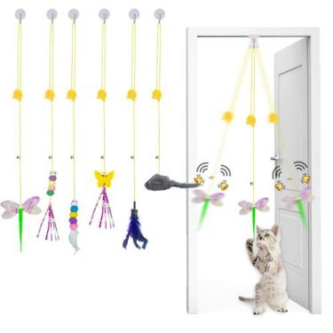 Imagem de Gatinho de pássaro retrátil com porta suspensa Mitubati da Cat Toys (p
