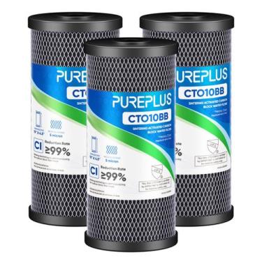 Imagem de Cartucho de filtro de água PUREPLUS Coconut Shell CTO 5 Micron