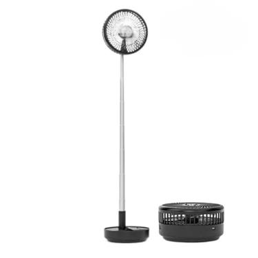 Imagem de Ventilador Portátil Dobrável 4 Velocidades Recarregável USB Retrátil Mesa Coluna Silencioso(multicolorido)