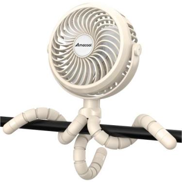 Imagem de Ventilador para cochecito AMACOOL con trípode y clip, 3 velocidades, r
