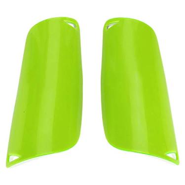 Imagem de Caneleiras de futebol, 1 par de caneleiras esportivas de futebol infantil adulto protetor de pernas (P-verde)