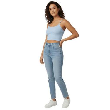 Imagem de Blusa Top Feminina de Malha Canelada  Canelada Premium, Modelagem Just