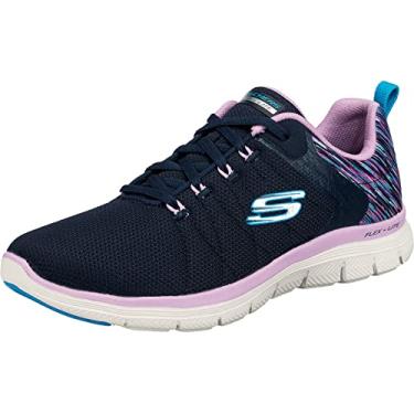 Imagem de Skechers Tênis feminino Flex Applea 4.0, Nvmt, 5.5