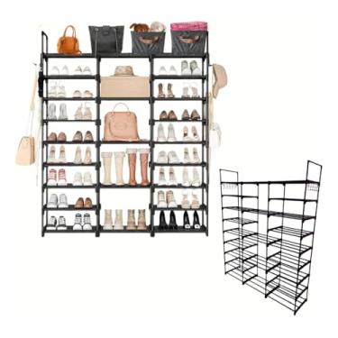 Imagem de Sapateira Vertical 9 Andares | 50+ Pares | Organizador Multiuso para Tênis e Sapatos