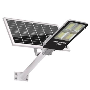 Imagem de Luminaria Holofote Solar 300w P/Iluminação Publica + Haste 5000 Lumens S/Sensor de Presença