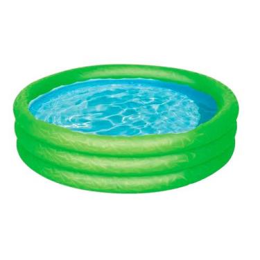 Imagem de Piscina Infantil Inflável 3 Anéis 140 Litros Belfix Sortida