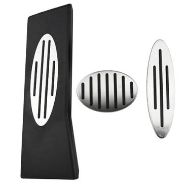 Imagem de EFDNK-HB Capas de pedal de freio de acelerador de carro universais antiderrapantes pedais para acessórios automotivos protetores de pedal de pé de veículo (com descanso)