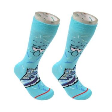 Imagem de 1/3 pares de meias altas fofas da série Anime tricotadas unissex - Pot