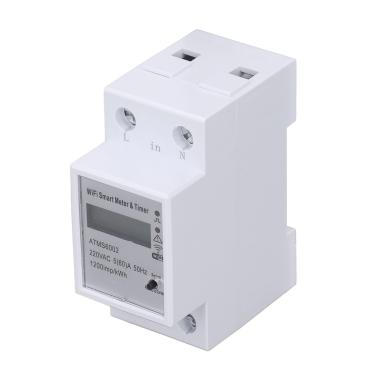 Imagem de Acouto Medidor de Energia WiFi para Dispositivos AC220V - Consumo e Eletrodomésticos Com Integração de Aplicativos