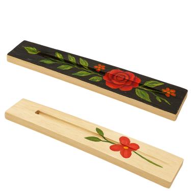 Imagem de Incensário de Madeira Crua Personalize do Seu Jeito 25 cm