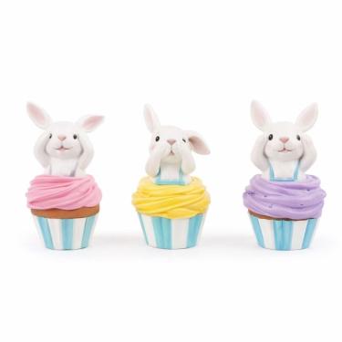 Imagem de Coelho de Pascoa Pastries C/Cupcake 3 peneiras 1065111 1Unid