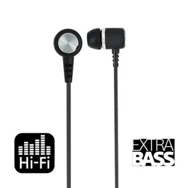 Imagem de Fone de ouvido Extra Bass HI-FI EARPHONES Earphone Earbuds P2 PRETO - 