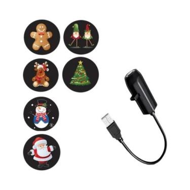 Imagem de Projetor USB De Caveira Fantasma De Halloween, Luz Noturna LED Para De