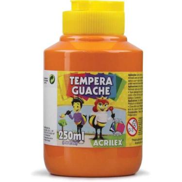 Imagem de Tinta Guache 250ML Laranja PCT.C/03 (7891153054513) - Acrilex