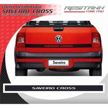 Imagem de Faixa Decorativa Saveiro Cross 2014 Tampa Traseira Preta - Resitank