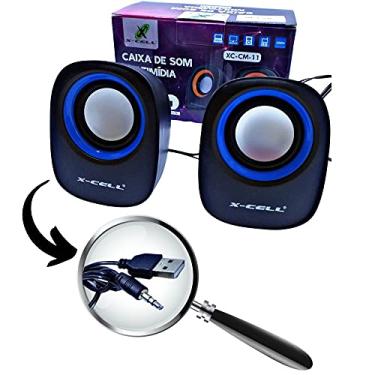 Imagem de Mini Caixa caixinha de som multimidia 5w XCell PC Notebook