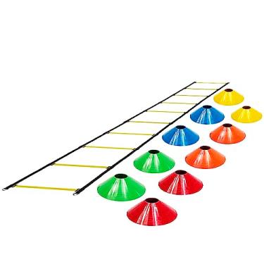 Imagem de Escada + 20 Pratos P/Funcional Agilidade (Chapéu Chines)