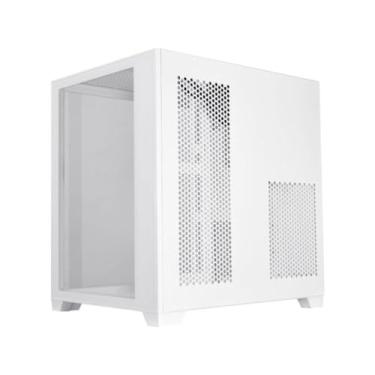 Imagem de Gabinete Gamer K-mex Space Y W13a White - Lateral e Frontal em Vidro Temperado - Usb 3.0 - Branco