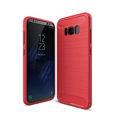 Imagem de Capa para Samsung Galaxy S8 Plus, sensação macia, proteção total, anti-arranhões e impressões digitais + capa de celular resistente a arranhões para Samsung Galaxy S8 Plus