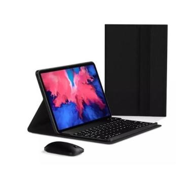 Imagem de Capa C/ Teclado Bluetooth Recarregável + Mouse Para Tablet A7 Lite T22