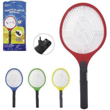 Imagem de Raquete mata mosquito recarregavel colors bivolt 50cm - Milenio Brasil