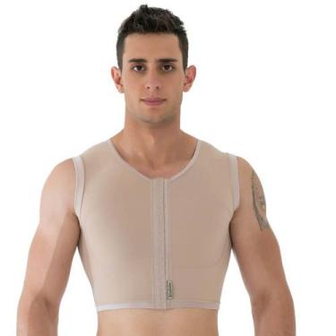 Imagem de Cinta Colete Masculina Pós Cirúrgica Confort 1192 - Mabella, Nude, XXG