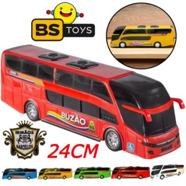 Imagem de Carrinho De Brinquedo Ônibus 24CM Color - Brinquedo Infantil Faz De Co