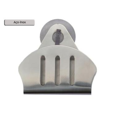 Imagem de Porta Esponja de inox com ventosa - concha - Michel Telles
