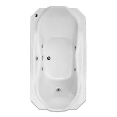 Imagem de Banheira Dupla Munique com hidro em acrílico - Só Banheiras, 1,80X1,00