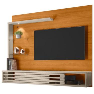 Imagem de Bancada Suspensa Frizz Select TVs Até 50 Cinamomo Off White 280139 Mad