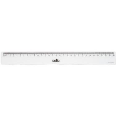 Imagem de Régua Mole Cristal Flexível 30CM - Caixa com 50 Unidades - Dello