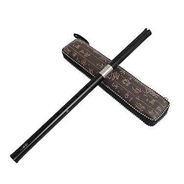 Imagem de Flauta de bambu artesanal Xiao, teclas G e F, oito furos, feita de madeira de mogno selecionada, adequada para iniciantes e jogadores, instrumento musical chinês tradicional, instrumento de sopro