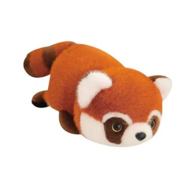 Imagem de Dynwave Brinquedo de pelúcia de panda, figura de pelúcia, boneca animal de panda macia de desenho animado, brinquedo de pelúcia, para decoração de quarto de