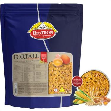 Imagem de Farinhada Fortall 1kg Biotron Alimento Papa De Ovo Seca Para Pássaros 