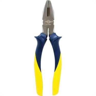 Imagem de Alicate Universal Brasfort Profissional Pvc 8'' Niquelado - 8794 - BRA