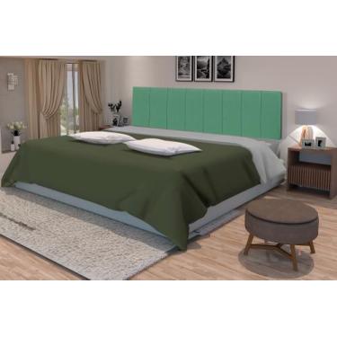 Imagem de Cabeceira Estofada Suspensa para Cama King 195 CM - Várias Cores - ROM