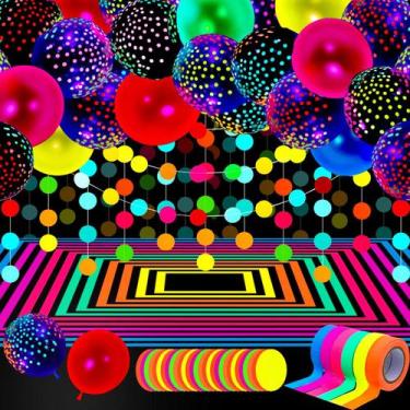 Imagem de Artigos de Festa Neon Skylety Glow in the Dark - Com Balões