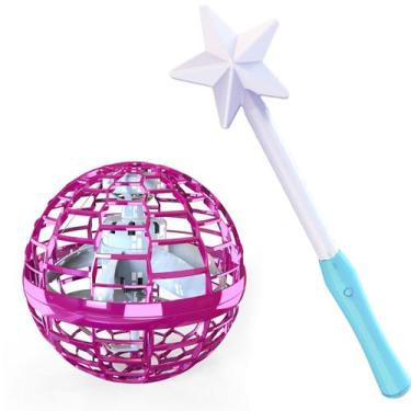 Imagem de Mini Drone ATHLERIA Flying Orb Ball Rosa - Brinquedo Voador para Crian