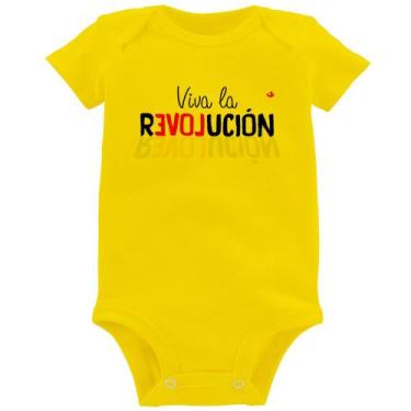 Imagem de Body Bebê Viva la Revolución - Foca na Moda, Amarelo, P