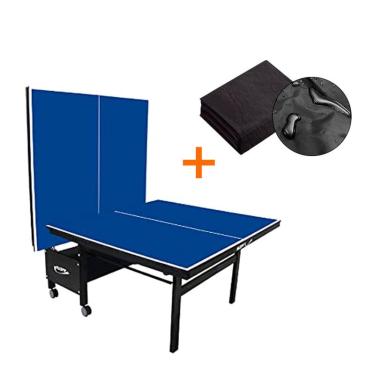 Imagem de Mesa ping pong rodinhas articuladas mdf 18mm - klopf 1084 + Capa p/ Mesa Fechada