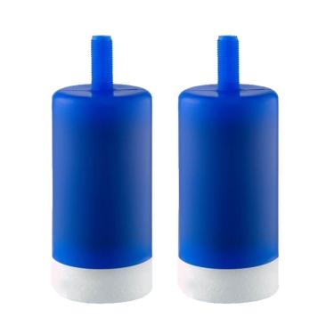 Imagem de 2x Refil Filtro de Torneira Universal Rosca Média Ativi Filtros Planeta Agua