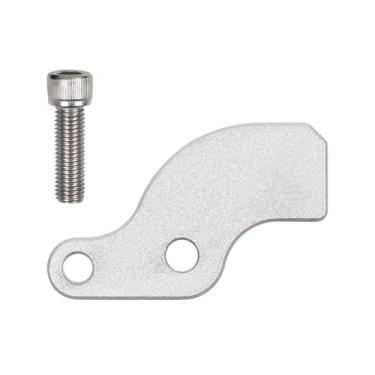 Imagem de JicSuXi Kit de assistência para marcha neutra de motocicleta, substituição de liga de alumínio, reparo moderno, suporte funcional para assistência neutra mais, Prata