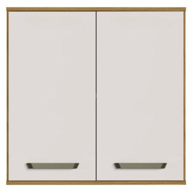 Imagem de Armário de Cozinha Aéreo 80cm Rita Freijó/Off Acetinado Z44 - Mpozenat